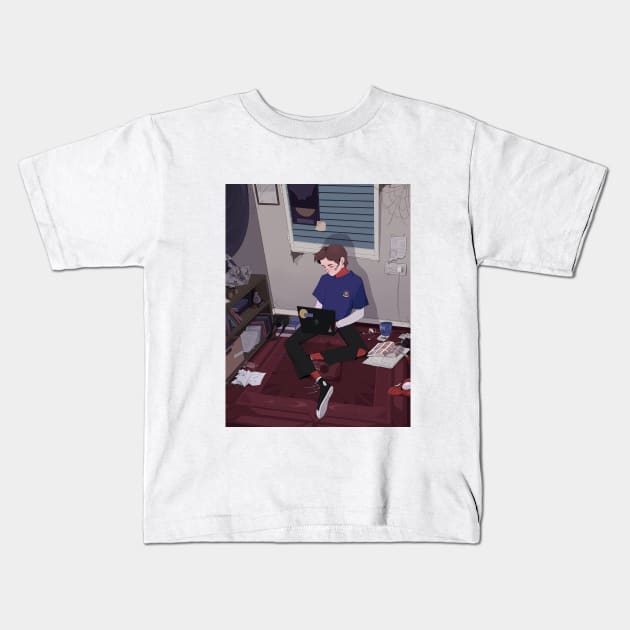 Pete:) Kids T-Shirt by LanxiArts